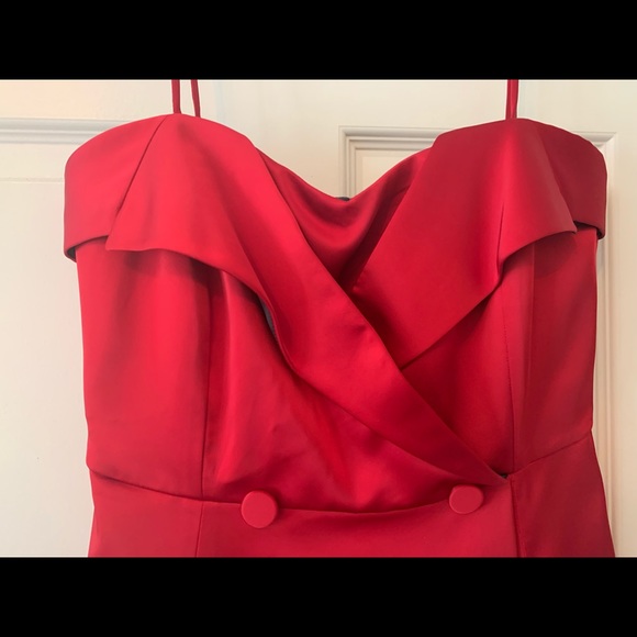 Satin Dress with exposed shoulders by Zara - Picture 3 of 8